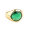 Bague 55 Bague émeraude cabochon en or jaune 18K 58 Facettes CHVEMCC1519-107