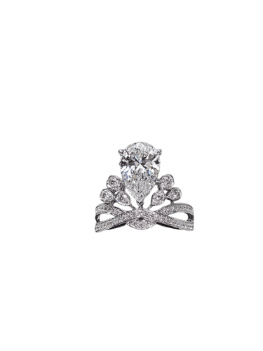 Bague 53 Chaumet Joséphine - Bague en platine et diamant 3,07 ct 58 Facettes jnci111