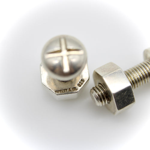 Manschettenknöpfe Tiffany & Co. - Manschettenknöpfe Mutter und Schraube in silber 58 Facettes 11144