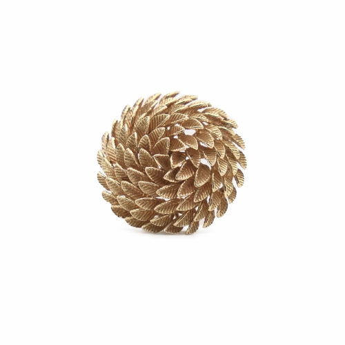 Broche Broche ronde Feuillage 58 Facettes REF2310