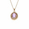 Pendentif Pendentif améthyste ovale en or jaune 18K 58 Facettes REF2367-89