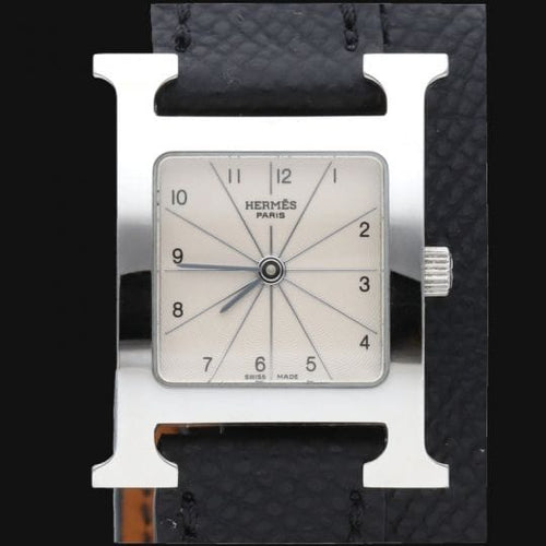 Montre Hermès Heure H - Montre en acier 58 Facettes MT47074