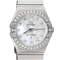 Montre Omega Constellation - Montre femme en acier et diamants 58 Facettes MT46986