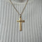 Pendentif Pendentif croix torsadée en or jaune 18K 58 Facettes REF2318