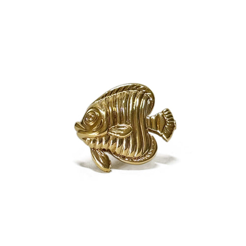 Broche Broche poisson en or jaune 18K 58 Facettes REF24013-177