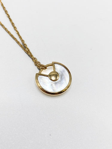 Collier Cartier Amulette - Collier en or 18K, diamant et nacre 58 Facettes SKU/