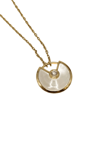 Collier Cartier Amulette - Collier en or 18K, diamant et nacre 58 Facettes SKU/