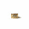 Bague 58 Chevalière tank en or jaune 58 Facettes REF24038-202