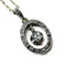 Collier Collier diamant en pampille en or gris et platine 58 Facettes REF24032-196