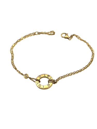 Bracelet Cartier Love - Bracelet en or rose et diamants 58 Facettes CV-068