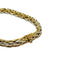 Bracelet Bracelet souple deux ors en or jaune et or gris 58 Facettes REF24058-221