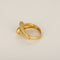 Bague 53 Bague nœud d’Héraclès en or jaune et diamants 58 Facettes B260295