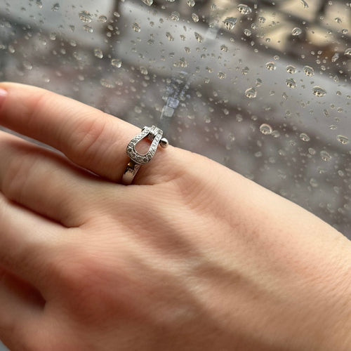 Bague 50.5 Fred Force 10 - Bague en or gris et diamants 58 Facettes REF24104CF-267