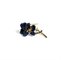 Broche Édouard Richards - Broche fleur bleue en or jaune 18K diamants 58 Facettes REF2501-268
