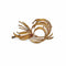 Broche Broche gerbe de plumes en or jaune 58 Facettes REF24069-232