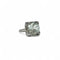 Bague 50 Bague en platine et aigue-marine 58 Facettes REF2517-284