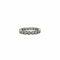 Bague 53 Alliance américaine - Bague en or gris et diamants 58 Facettes REF2515-282