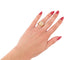 Ring 54 Pomellato Lucciole - Set of 5 rings in 18K gold and diamonds 58 Facettes 275527
