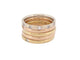 Ring 54 Pomellato Lucciole - Set of 5 rings in 18K gold and diamonds 58 Facettes 275527