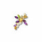 Pendentif Christian Lacroix - Pendentif croix multigemmes en or jaune 18K et diamants 58 Facettes REF2532-299