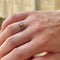 Bague 49 Bague - Solitaire diamant en or gris 18K 58 Facettes REF24078-241