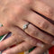 Bague 49 Bague - Solitaire diamant en or gris 18K 58 Facettes REF24078-241