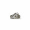 Bague 46 Bague asymétrique en or gris 18K et diamants 58 Facettes REF2538CF-305