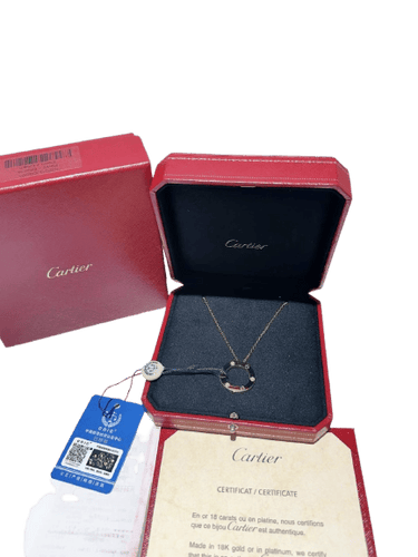 Cartier Love - Anhänger aus Roségold und Diamanten 