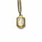 Pendentif Médaille religieuse Vierge en or jaune 18K et nacre 58 Facettes REF24066-229