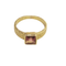 Bague 53 Bague en or jaune 18k avec tourmaline 58 Facettes BOR15