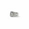 Bague 55 Bague bandeau diamants en or gris 18K 58 Facettes REF2549-317