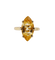 Bague 52 Bague cocktail vintage en or 18k et citrine 58 Facettes A07492
