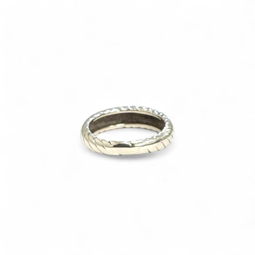 Bague 53 Boucheron - Anneau torsadé en or gris 58 Facettes REF2554CF-322