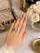 Bague 58 Empress - Bague en or jaune avec émeraude et diamants 58 Facettes 50474