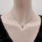 Retro Pendant - V for Victory Pendant in platinum and ruby 58 Facettes 11147