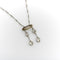 Necklace Neglected Edwardian necklace in platinum and old-cut diamonds 58 Facettes 11153