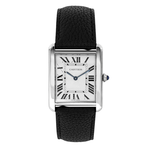 Montre Cartier Tank Solo - Montre grand modèle en acier 58 Facettes OC-68802070