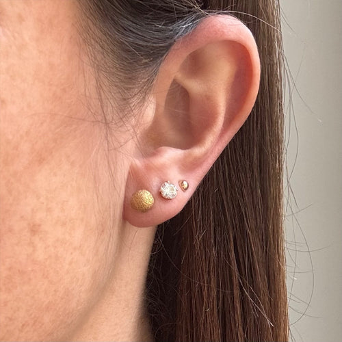 Boucles d'oreilles Boucles d'oreilles - Clous d'oreilles boules en or jaune 58 Facettes REF2560-328