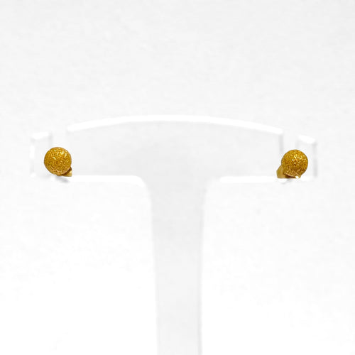 Boucles d'oreilles Boucles d'oreilles - Clous d'oreilles boules en or jaune 58 Facettes REF2560-328