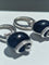 Boucles d'oreilles Chantecler Capri - Boucles d'oreilles cloche en or blanc, onyx et diamants 58 Facettes CV-069