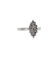 Vintage marquise ring in 18k witgoud en diamanten 