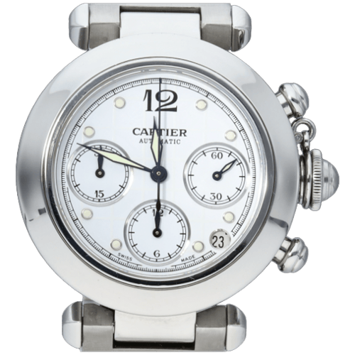 Bulgari Pasha - Reloj cronógrafo de acero 