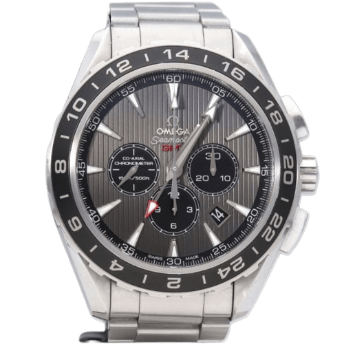 Montre Omega Seamaster - Montre Aqua Terra GMT Chronograph en acier 58 Facettes MT45951