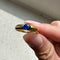 Bague 53 Single Tulip - Bague saphir ovale en or 18 carats 58 Facettes GBR1225BL