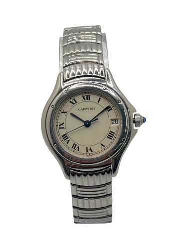 Montre Cartier Cougar - Montre quartz en acier 58 Facettes 2035