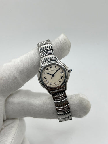 Montre Cartier Cougar - Montre quartz en acier 58 Facettes 2035