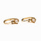 Old yellow gold pearl earrings Sleepers earrings_face.jpg