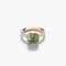 Bague 54 Pomellato Nudo Maxi - Bague en or rose, prasiolite et diamants 58 Facettes 535A26_M