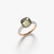 Bague 54 Pomellato Nudo Maxi - Bague en or rose, prasiolite et diamants 58 Facettes 535A26_M