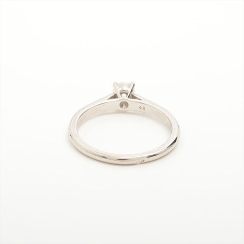 Bague 48 Cartier 1895 - Bague solitaire en platine et diamant 58 Facettes 1